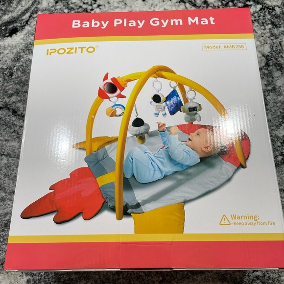 Baby Play Gym & Activity Mat, Rocket - Picture 7 of 7